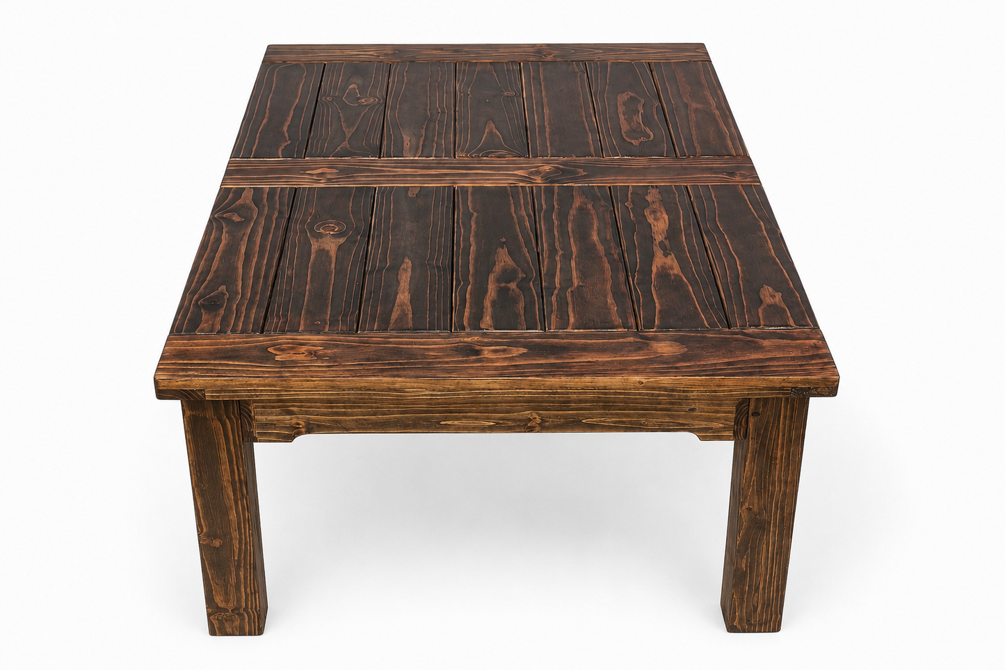 Pine 6 Seater Patio Table (Dark Oak Stain)