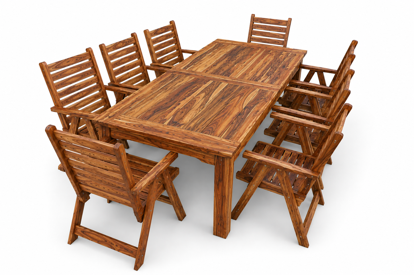 8 Seater Kiaat Patio Set