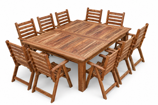 10 Seater Kiaat Patio Set
