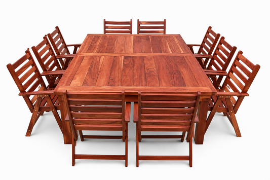 10 Seater Zambian Teak Patio Set