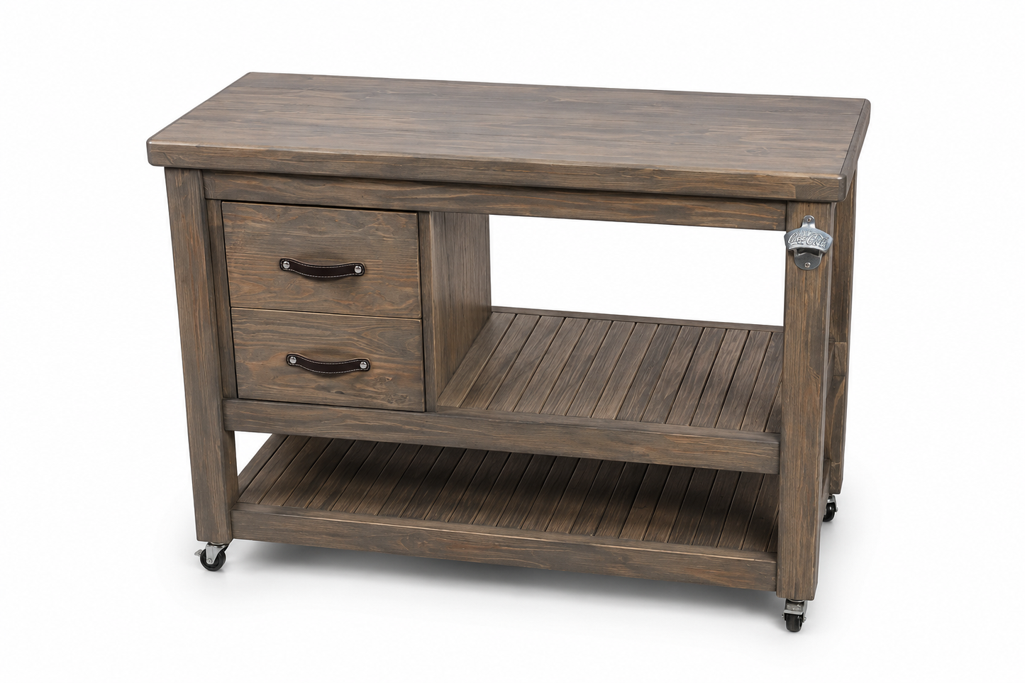 Pine Braai Trolley (Whiskey Stain)