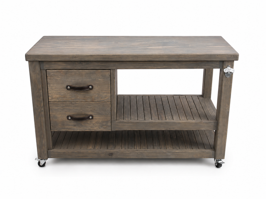 Pine Braai Trolley (Whiskey Stain)