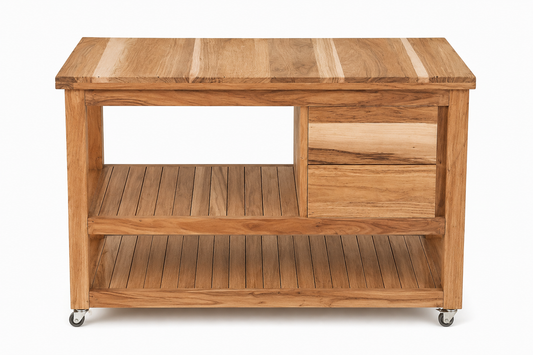 Teak Braai Trolley