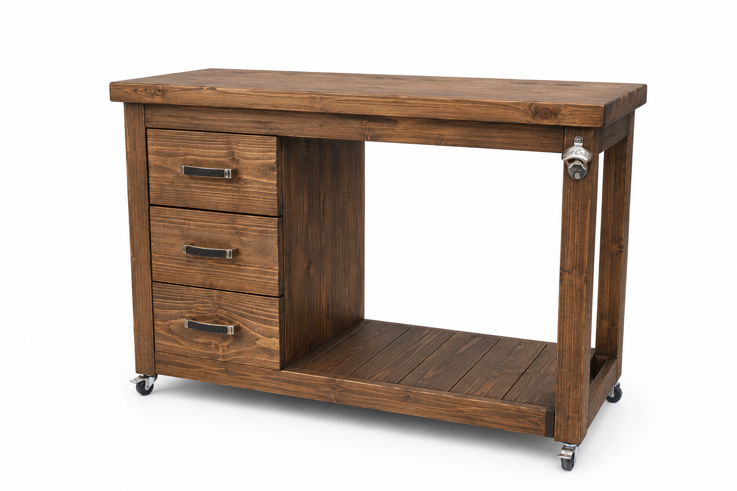 Pine Braai Trolley (Light Teak Stain)