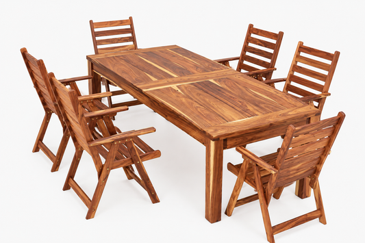 6 Seater Kiaat Patio Set