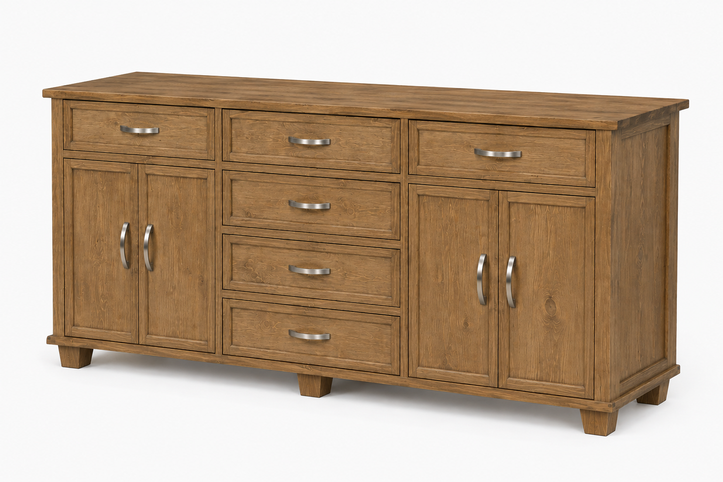 Hampton Server (Light Teak)