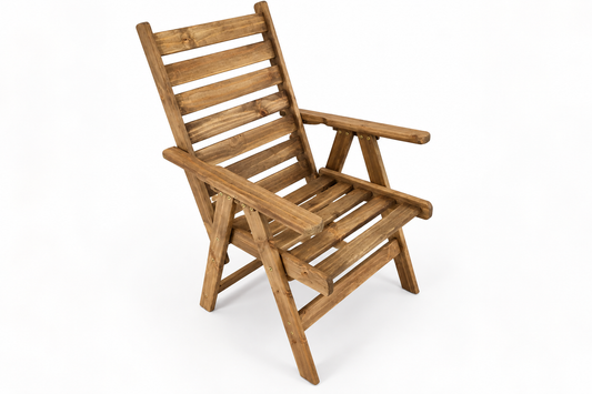 Pine Patio Chair (Light Teak Stain