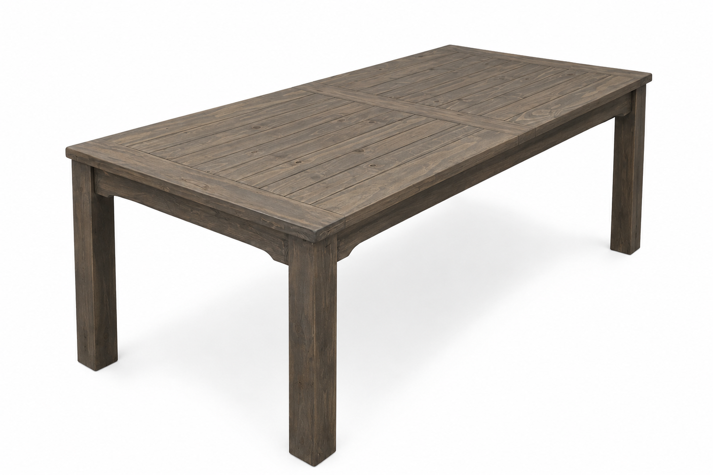 Pine 8 Seater Patio Table (Whiskey Stain)